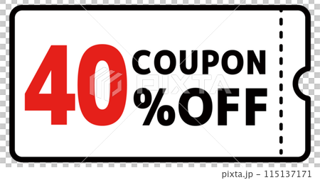 シンプルな40%OFFクーポン素材 シンプルな40%OFFクーポン素材 115137171