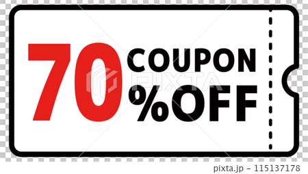 Simple 70% OFF coupon material Simple 70% OFF coupon material 115137178