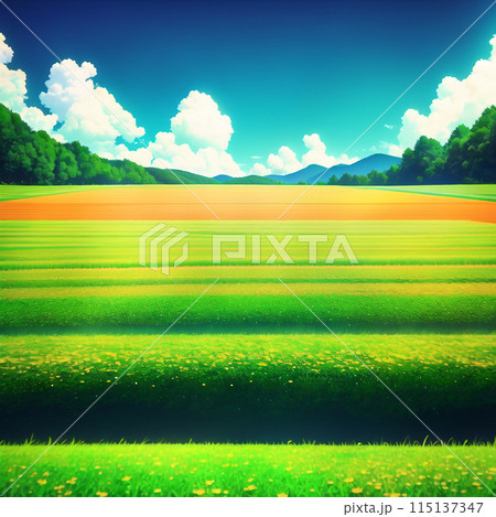 緑の広がる草原 115137347