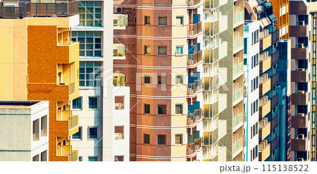 Closeup of skyscraper facade abstract urban background Closeup of skyscraper facade abstract urban background 115138522