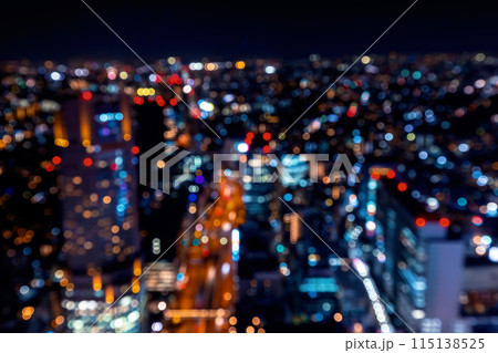 Abstract bokeh lights in Tokyo Abstract bokeh lights in Tokyo 115138525
