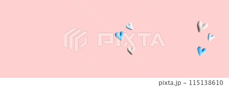 Appreciation theme with handmade heart cushions 115138610