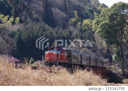 山口線 長門峡付近 DD51試運転 山口線 長門峡付近 DD51試運転 115141750