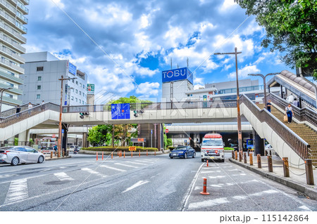 千葉県船橋市の都市風景　JR船橋駅 115142864