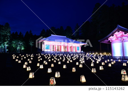 慧日寺ライトアップ 慧日寺ライトアップ 115143262