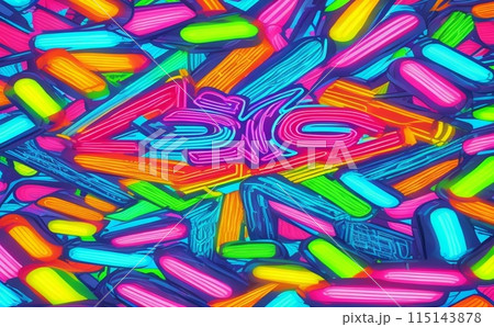 カラフル背景　77 115143878