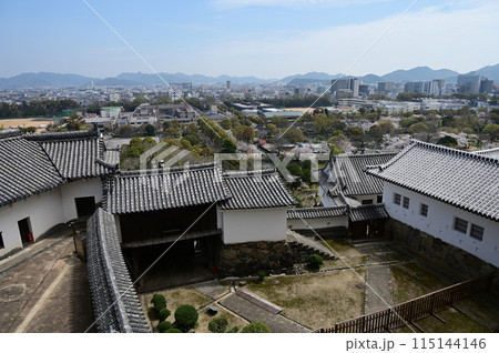 東小天守からの眺望(世界文化遺産姫路城) 東小天守からの眺望(世界文化遺産姫路城) 115144146