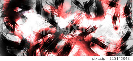 抽象的　水墨画　背景　素材 115145048