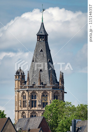 Town hall tower of Germany's oldest town hall 115146357