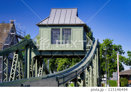 The Deutz swing bridge in Cologne The Deutz swing bridge in Cologne 115146494