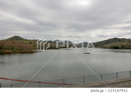 千丈寺湖の全景 115147431