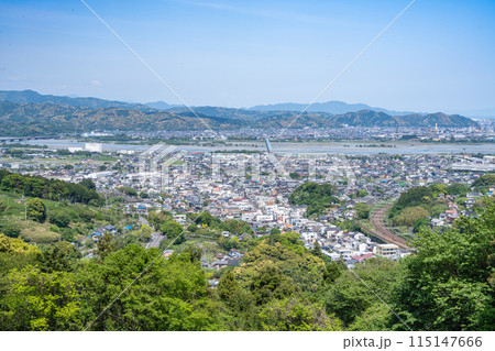 島田市の街並みの風景(静岡県) 島田市の街並みの風景(静岡県) 115147666
