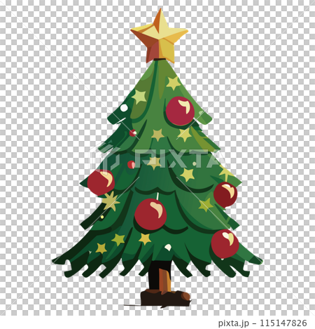 クリスマスツリー 115147826
