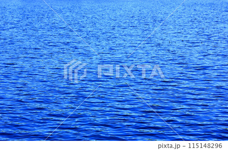 Lake water surface with ripples 115148296