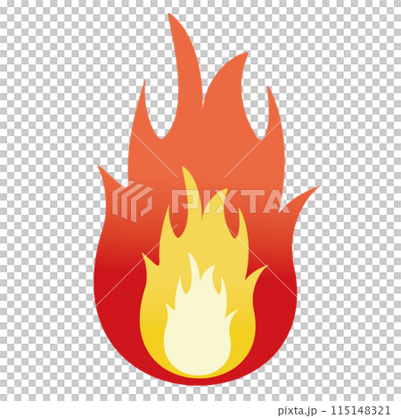 Flame illustration 115148321
