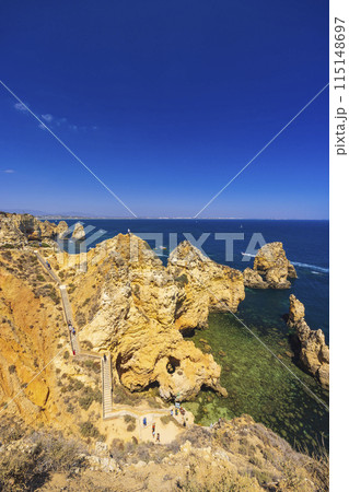 coast of Algarve near Lagos, Portugal coast of Algarve near Lagos, Portugal 115148697