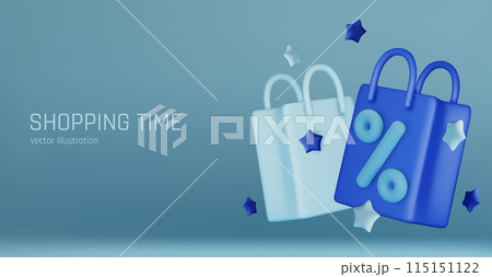 3d vector render online shopping bag using tags promotion or cash for future use. 3d vector shop purchase basket retail store on e-commerce 3d vector render online shopping bag using tags promotion or cash for future use. 3d vector shop purchase basket retail store on e-commerce 115151122