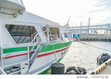 長崎県の五島列島の島々を結ぶ高速船 長崎県の五島列島の島々を結ぶ高速船 115151218