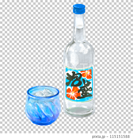 沖縄料理　泡盛　琉球ガラス 115151588