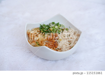 delicious chicken porridge as a background delicious chicken porridge as a background 115151861