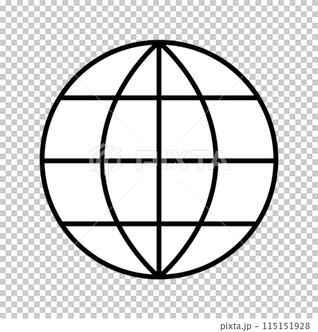 Globe pictogram Globe pictogram 115151928