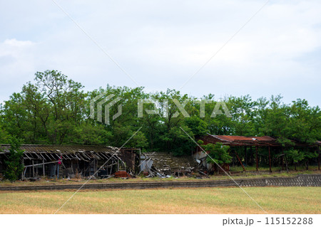 日本の鳥取市の古くてとても美しい建物 115152288