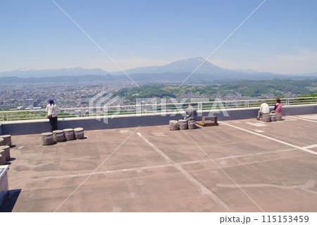 盛岡の風景 盛岡を一望できる岩山展望台 盛岡の風景 盛岡を一望できる岩山展望台 115153459