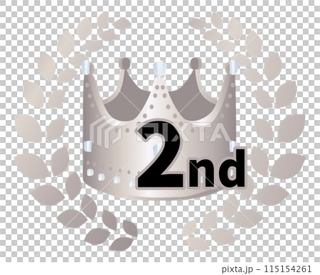 2nd place ranking icon illustration 2nd place ranking icon illustration 115154261
