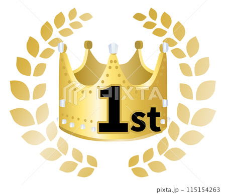 1位のランキングアイコンイラスト 115154263