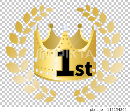 1位のランキングアイコンイラスト 115154263