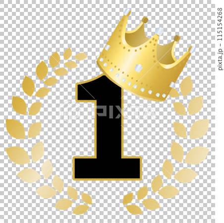 1位のランキングアイコンイラスト 115154268