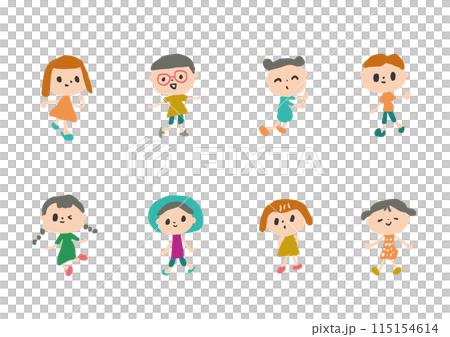 Children's illustration set 115154614