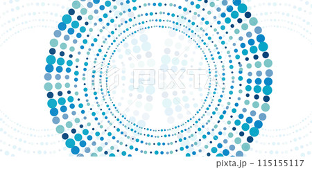 青　テクノロジー　ビジネス　模様　背景	 115155117