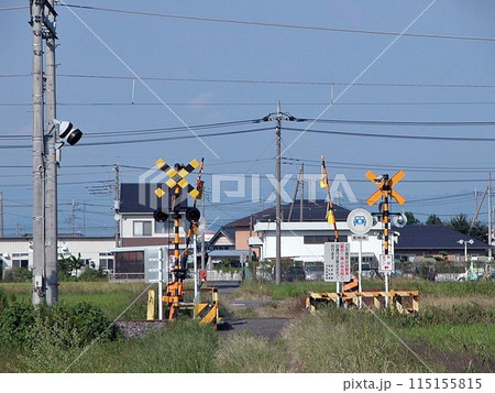 東武伊勢崎線 伊 第478号踏切道(2014.9.9) 現在は閉鎖していて隣りは第480号踏切道 115155815