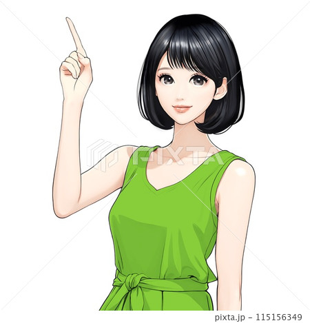 女性・女の子のイラスト素材 115156349