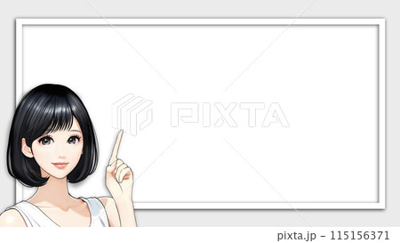 女性・女の子のイラスト素材 115156371