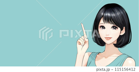 女性・女の子のイラスト素材 115156412