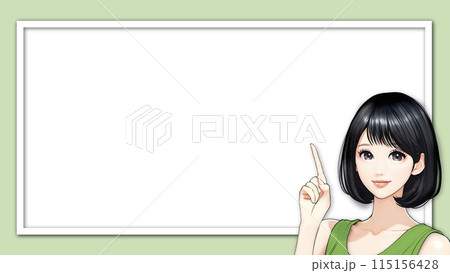 女性・女の子のイラスト素材 115156428