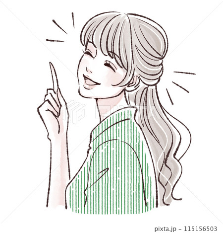 女性・女の子のイラスト素材 女性・女の子のイラスト素材 115156503