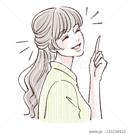 女性・女の子のイラスト素材 女性・女の子のイラスト素材 115156522