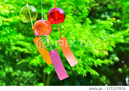 涼しげな風鈴 115157616