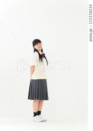 女子高生 制服 縦 全身 女子高生 制服 縦 全身 115158219