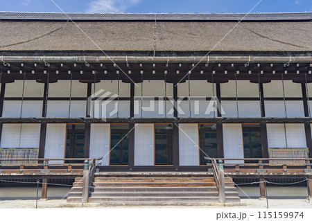 京都御所 青空に映える小御所 京都御所 青空に映える小御所 115159974