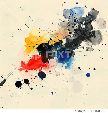 Grunge watercolor spots, blots. Grunge watercolor spots, blots. 115160392