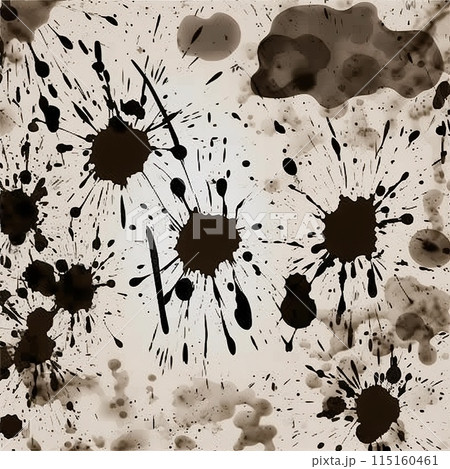 Grunge watercolor spots, blots. 115160461