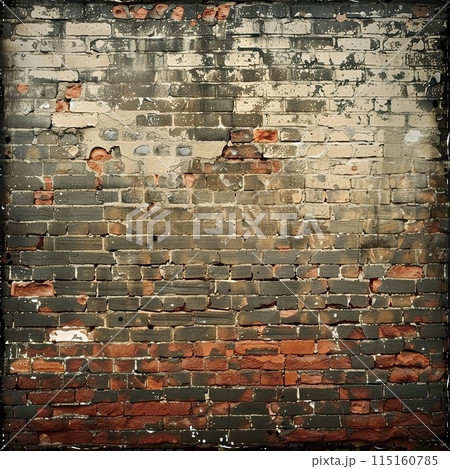 Grunge brick texture of an old wall as a background. 115160785
