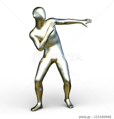 ポーズをとる男性 ポーズをとる男性 115160948