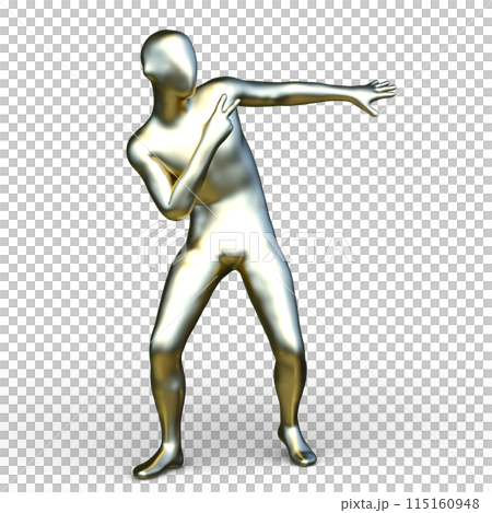 ポーズをとる男性 ポーズをとる男性 115160948