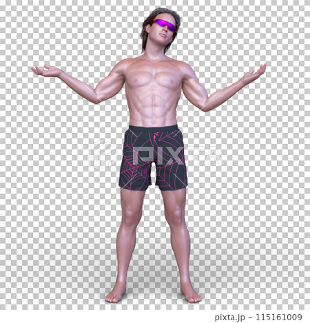 半身褲的男人 115161009