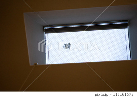 天窓にカラスのふん 115161575